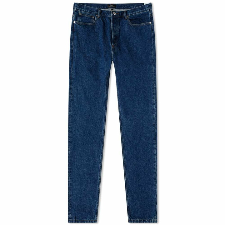 Photo: A.P.C. Men's Petit New Standard Jean in Light Indigo