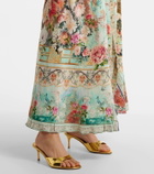 Camilla Floral embellished silk maxi dress
