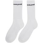 Noon Goons Two-Pack White Stop Sox Socks