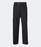 Maison Margiela Cotton and silk-blend straight pants