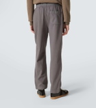 Frame Cotton straight pants