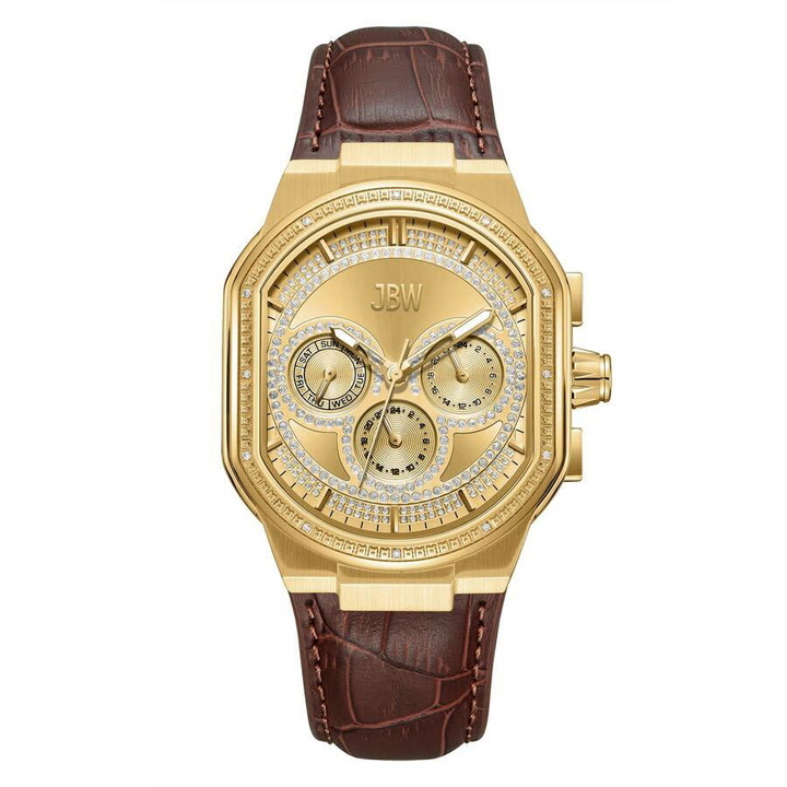 Photo: JBW Orion Collection Automatic Gold Dial Mens Watch J6408B