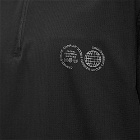 Carrier Goods Men's Lightweight Zipped Shirt in Black