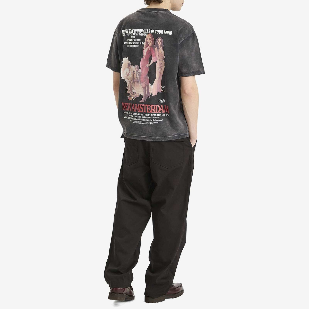 New Amsterdam Surf Association Men's Rated T-Shirt in Black