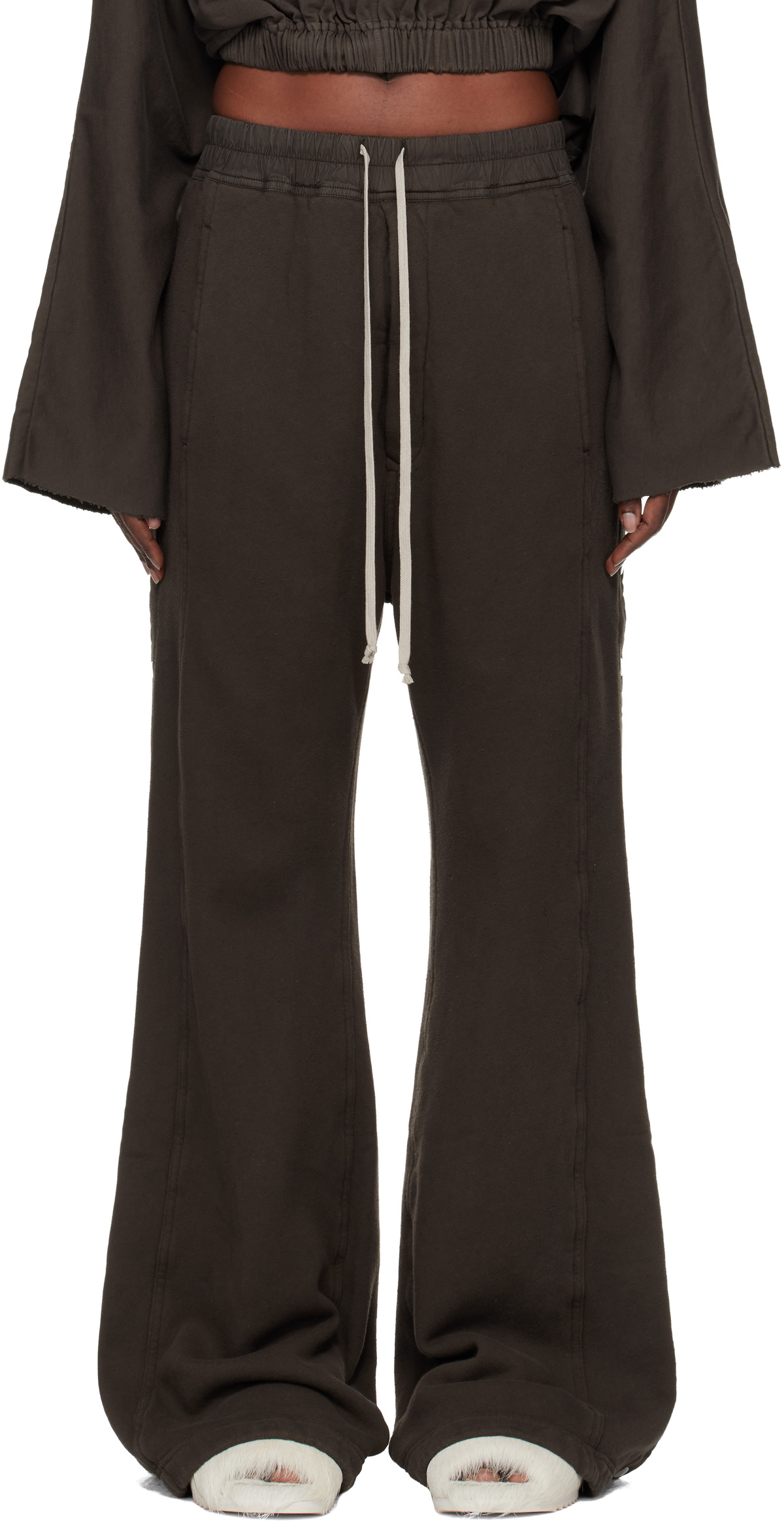Rick Owens DRKSHDW Gray Concordians Pusher Sweatpants