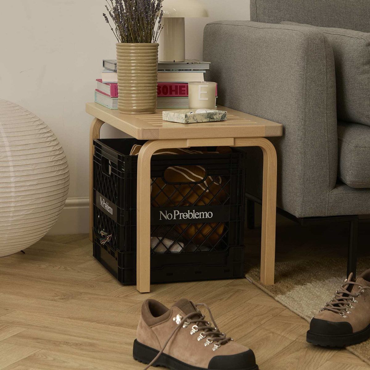 No Problemo Men's Vinyl Crate in Black 