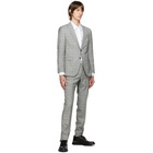 Boss Grey Checked Novan6 Ben2 Suit