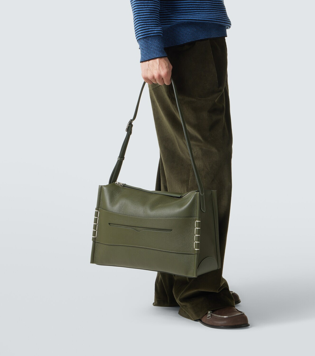 JW Anderson Loafer leather messenger bag