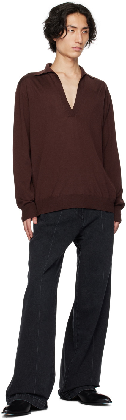 Peter Do Black Faded Jeans