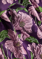 Sister Jane Floraison Floral-jacquard Woven Midi Dress Purple