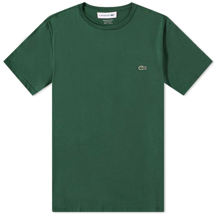 Photo: Lacoste Men's Classic Pima T-Shirt in Green