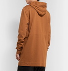 Rick Owens - Cotton-Jersey Zip-Up Hoodie - Orange