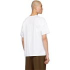 Jil Sander White Poplin Logo T-Shirt
