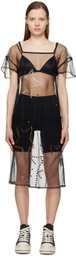 Sky High Farm Workwear Black Constellation Embroidered Midi Dress