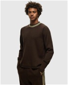 Adidas X Wales Bonner Knit Top Brown - Mens - Pullovers