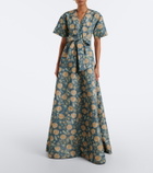 Markarian Margaretta belted floral gown