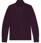 Rubinacci - Cotton-Piqué Polo Shirt - Men - Merlot