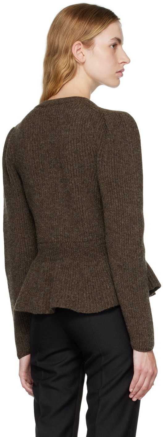 Brown Peplum