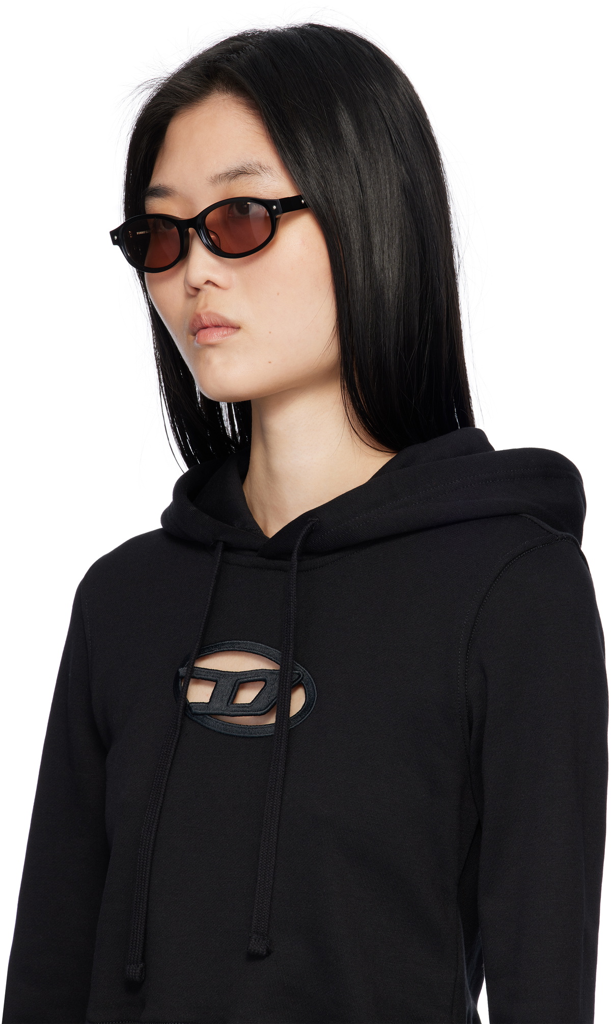 BONNIE CLYDE Black Roller Coaster Sunglasses