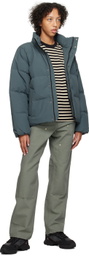 Carhartt Work In Progress Blue Yanie Down Jacket