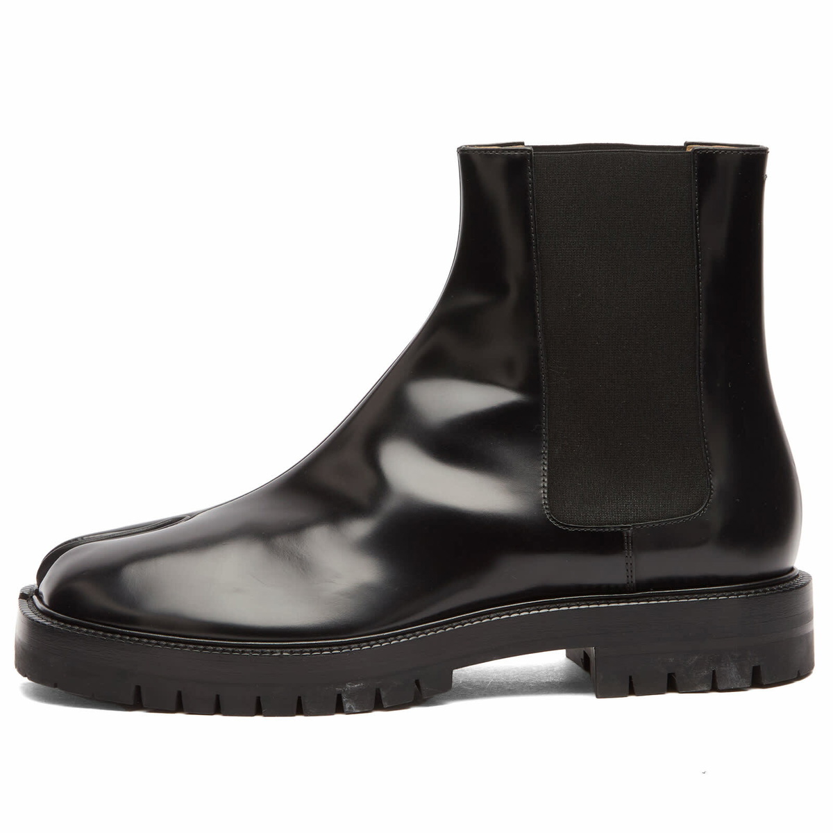 Maison Margiela Black Zip Chelsea Boots Maison Margiela
