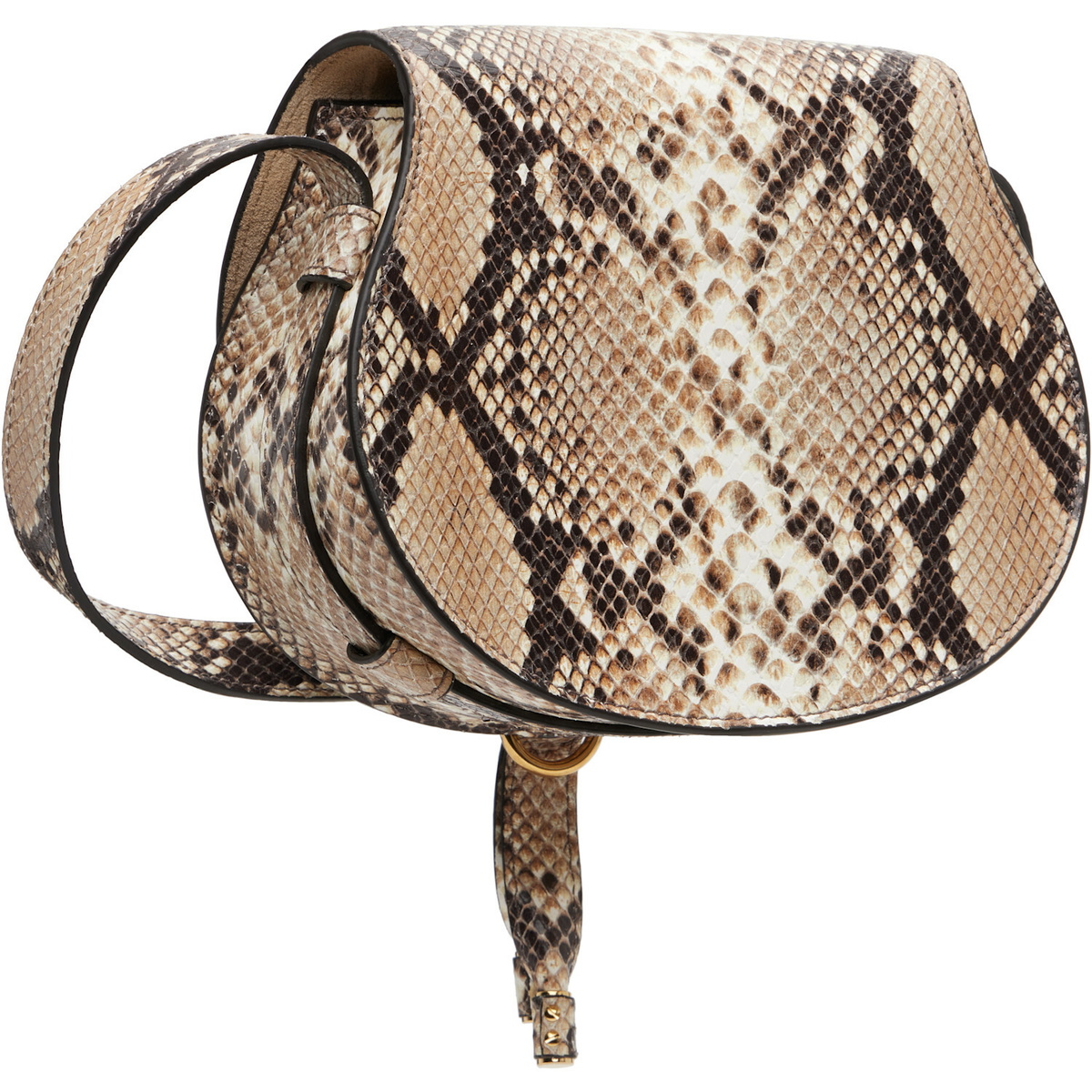 Chloé Beige Small Marcie Saddle Bag