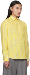 JACQUEMUS Yellow Les Sculptures 'La chemise Simon' Shirt