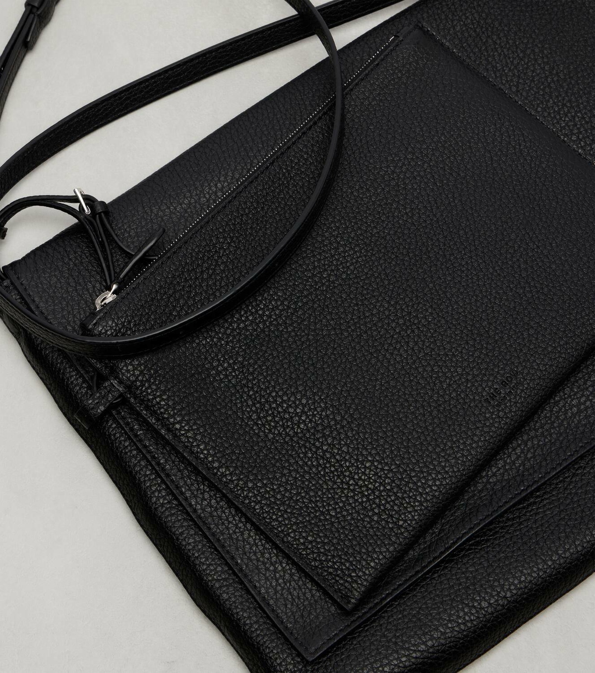 The Row Nan leather messenger bag