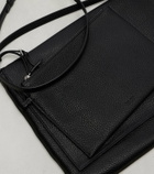 The Row Nan leather messenger bag