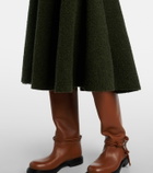Bottega Veneta Knot bouclé midi skirt