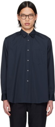 Comme des Garçons Shirt Navy Patch Pocket Shirt