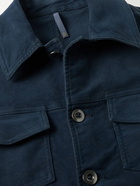 Incotex - Cotton-Moleskin Jacket - Blue