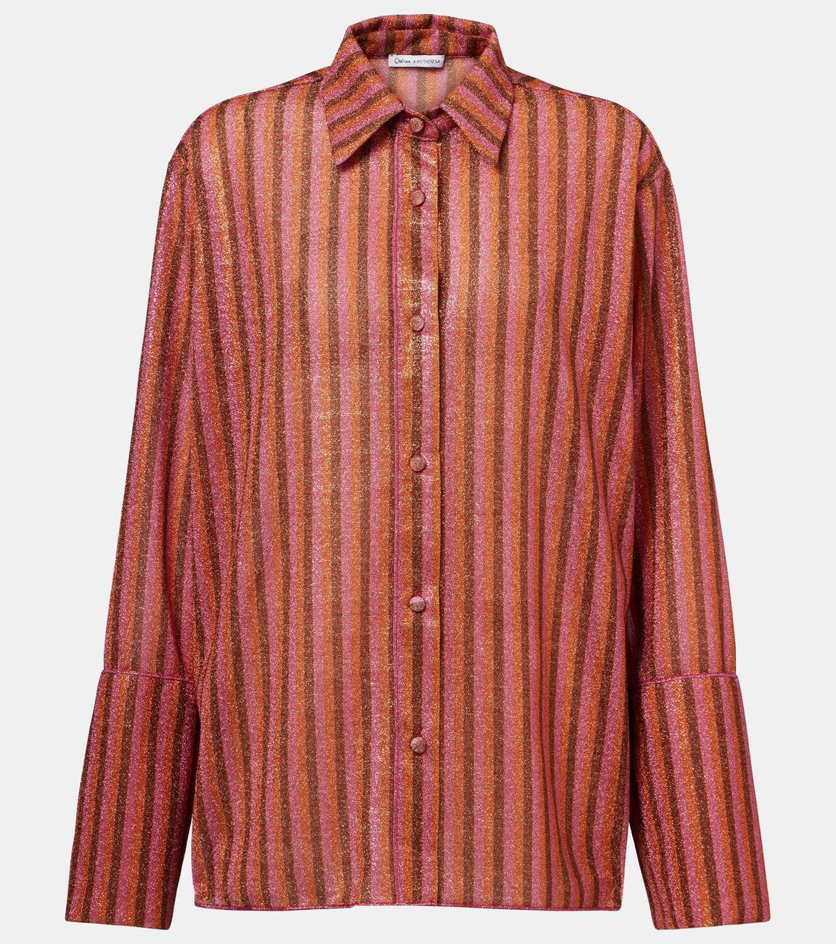 Oséree Lumière striped shirt