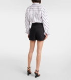 Sportmax Unico cotton-blend gabardine shorts