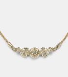 Stone and Strand Rossellini 14kt gold bracelet with diamonds