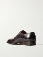 Mr P. - Leather Derby Shoes - Brown