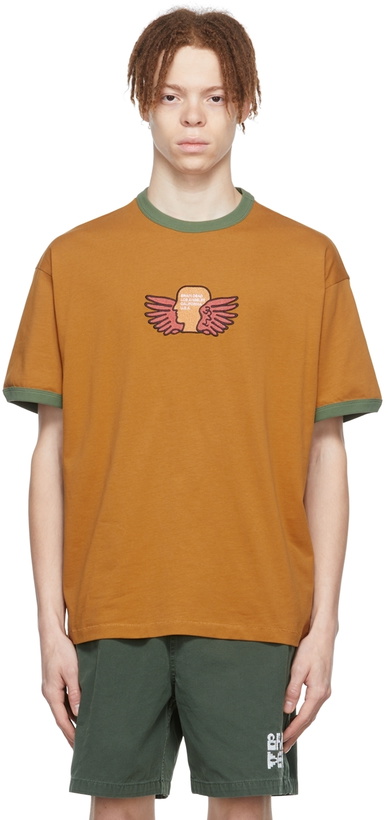 Photo: Brain Dead Brown Cotton T-Shirt