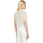 Moderne Off-White Portrait Cropped Shirt