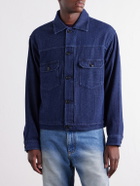 FrizmWORKS - Sashiko Denim Jacket - Blue