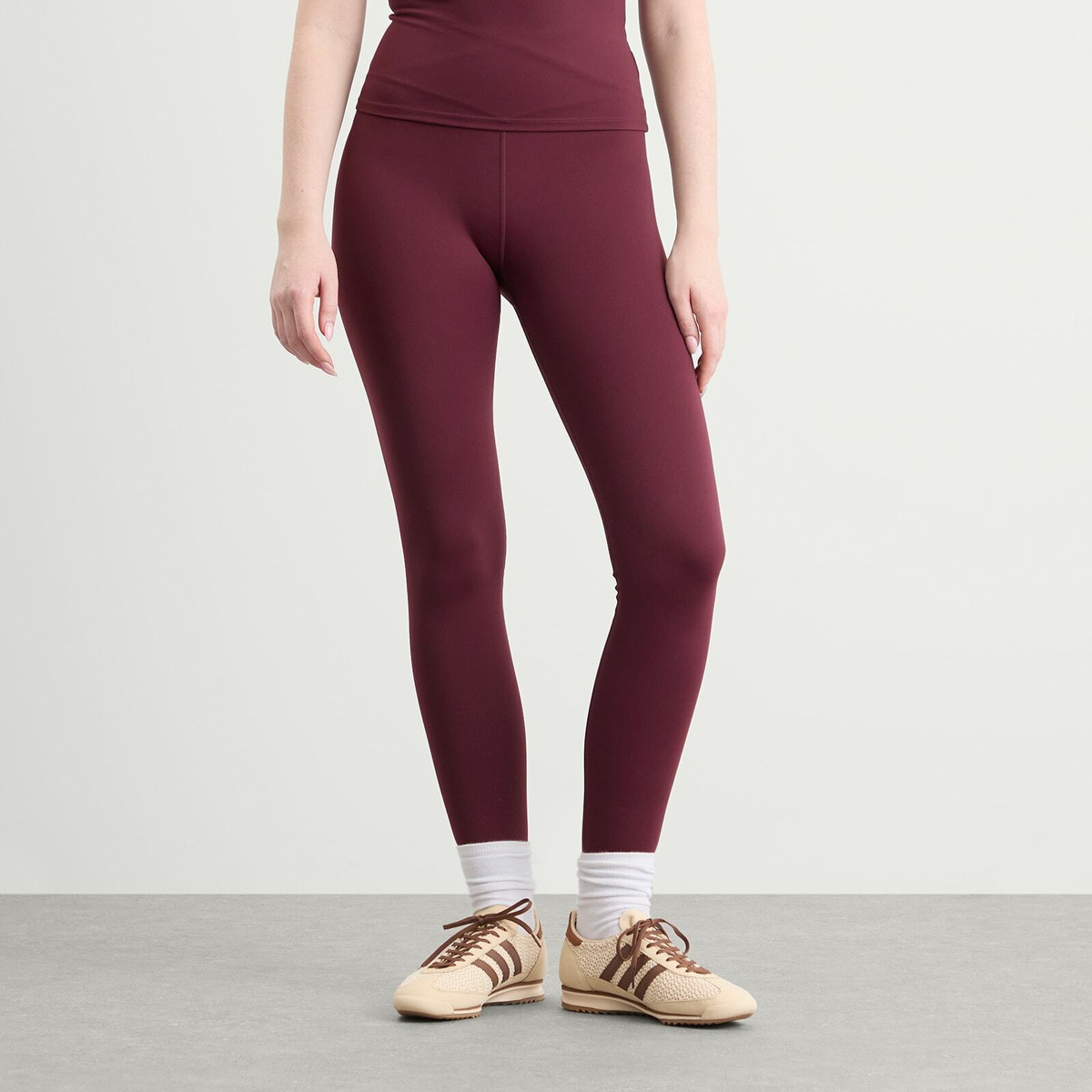 TALA Women's Dayflex Wrap High Waist Leggings in Fig