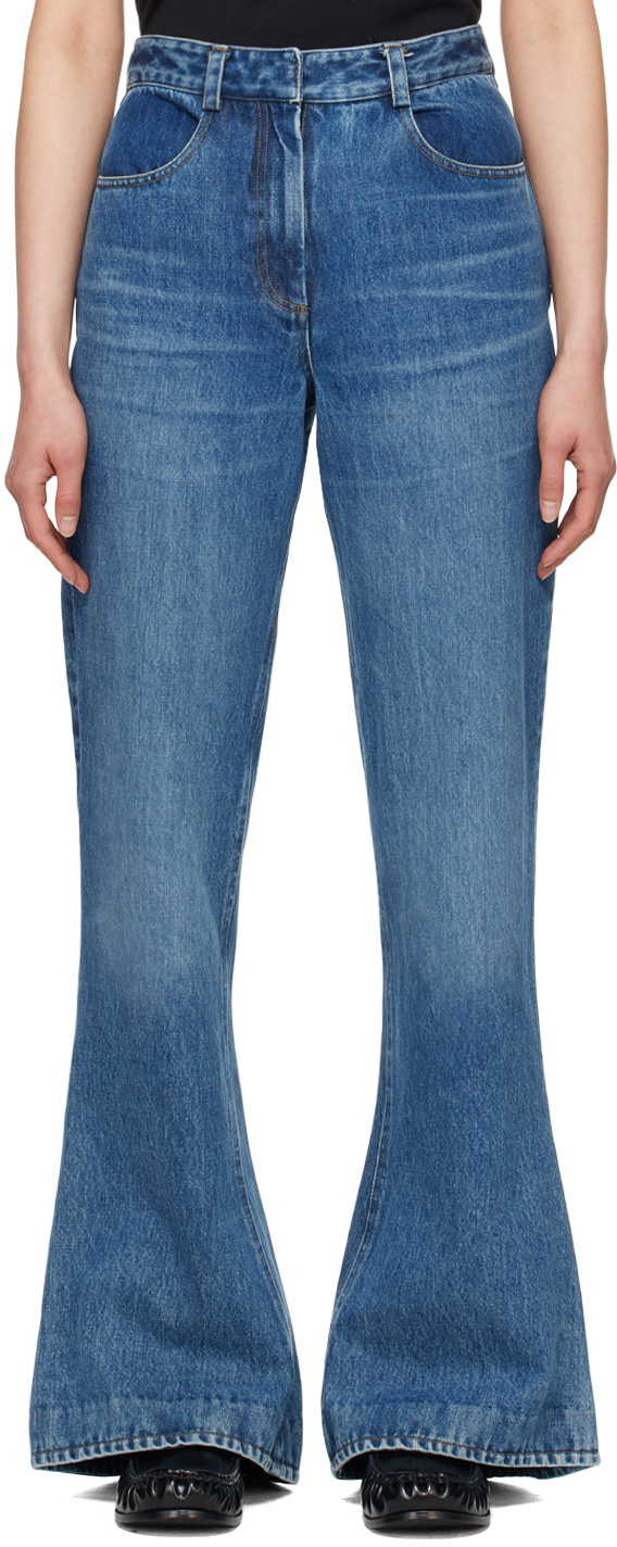 Aaron Esh Blue Faded Jeans