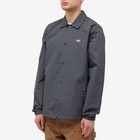 Dickies Men's Oakport Coach Jacket in Charcoal Grey