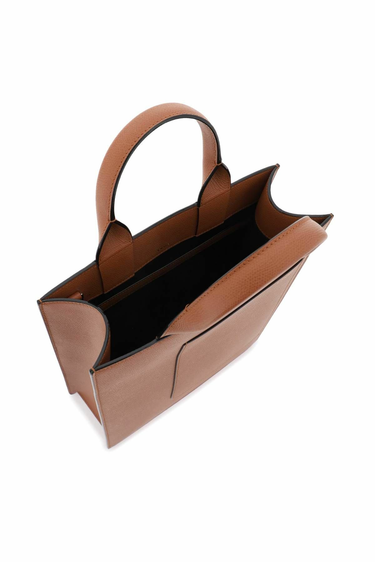 VALEXTRA small 'boxy' tote bag Brown