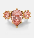 Oscar de la Renta Crystal-embellished ring