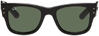 Ray-Ban Black Mega Wayfarer Sunglasses