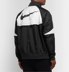 Nike - Sportswear Windrunner Colour-Block Nylon Hooded Jacket - Black