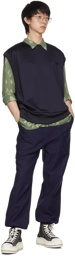 NEEDLES Navy String Fatigue Trousers