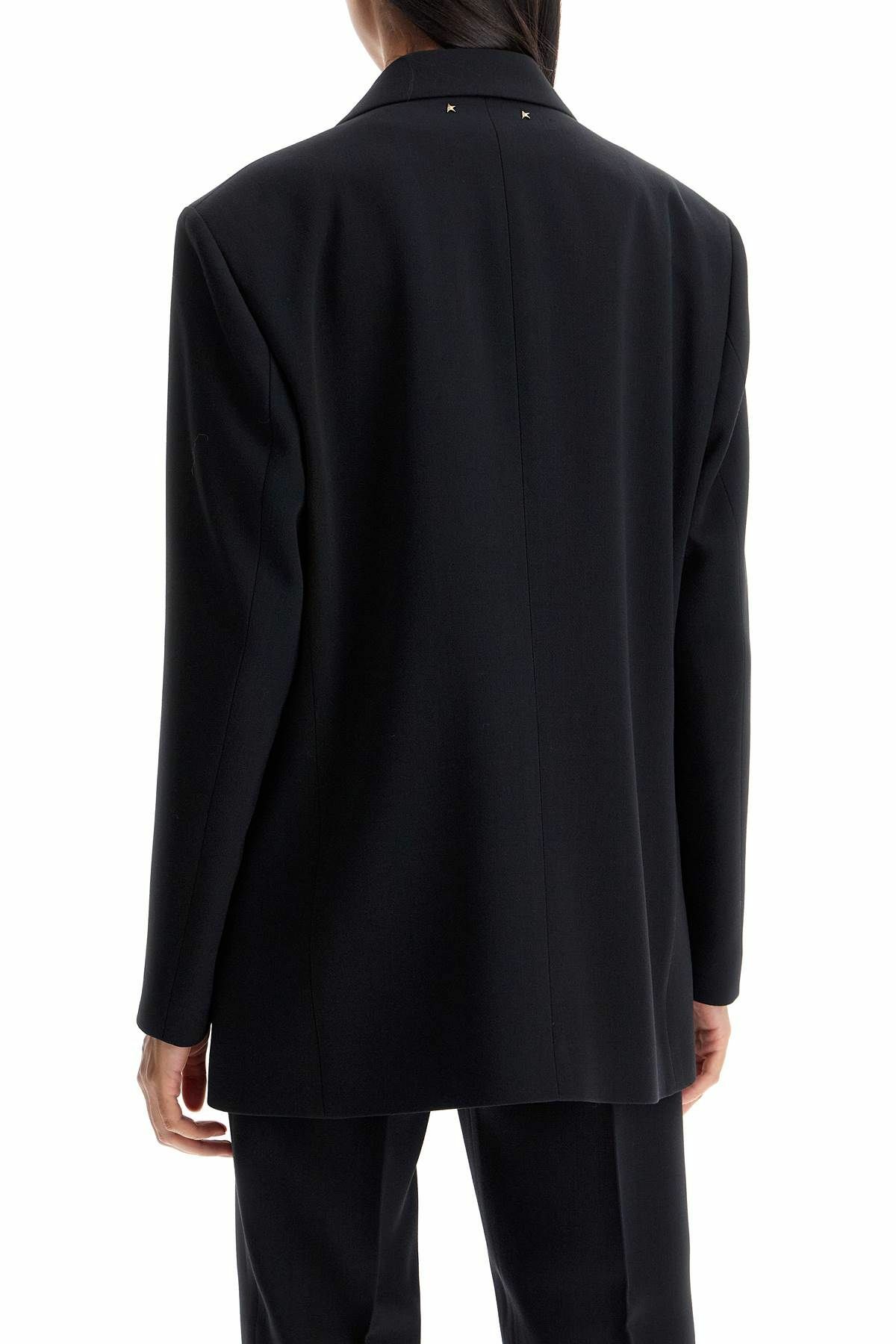 GOLDEN GOOSE single-breasted crepe bl Blue