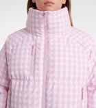 Cordova Cortina gingham down ski jacket