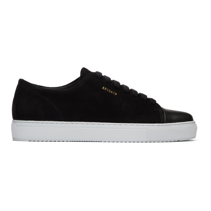 Photo: Axel Arigato Black Suede Cap-Toe Sneakers